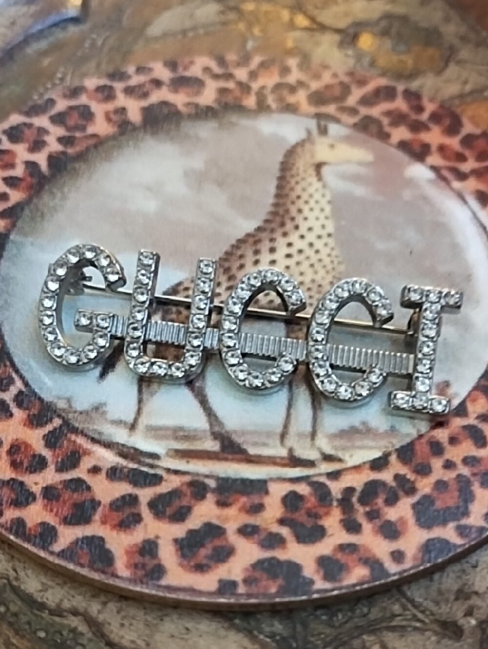 Gunmetal Logo Pin